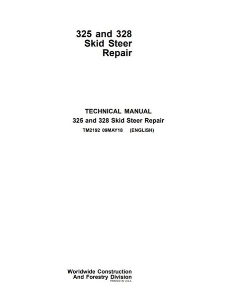 2005 john deere 325 skid steer manual|john deere 325 service manual.